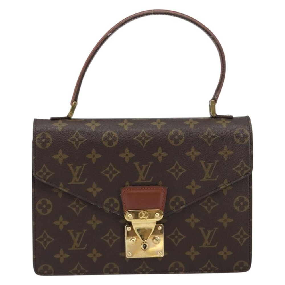 Louis Vuitton Monogram Concorde Handbag Brown